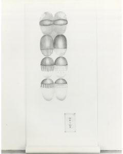 8 Day Treatment, 108x52, graphite on paper, 1999